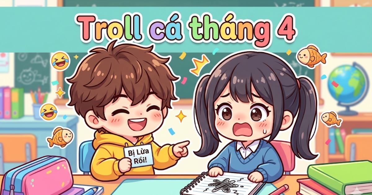 STT, câu nói, cách troll cá tháng tư kinh điển, bá đạo, hài hước 2026