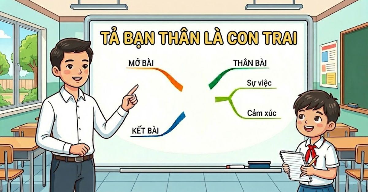 20+ bài văn tả bạn thân là con trai lớp 5 hay nhất, đạt điểm cao