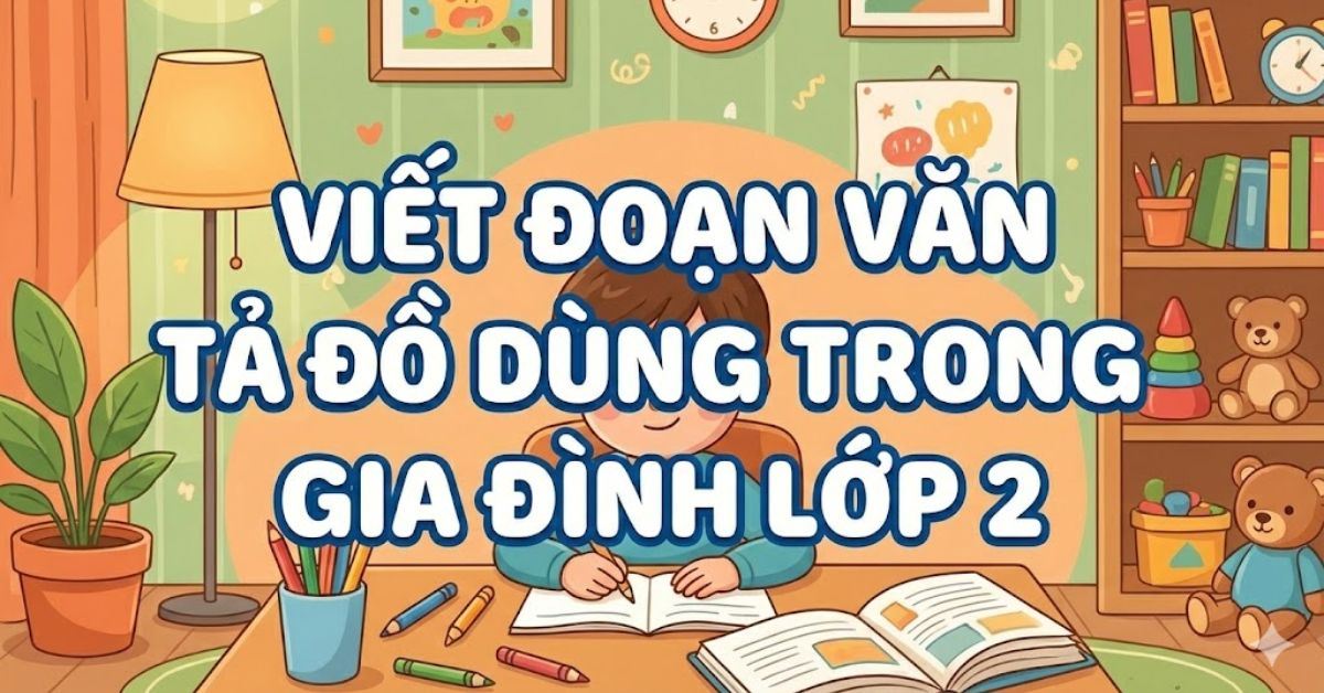 Viết 4-5 câu tả một đồ dùng trong gia đình em lớp 2 điểm cao (30 mẫu)