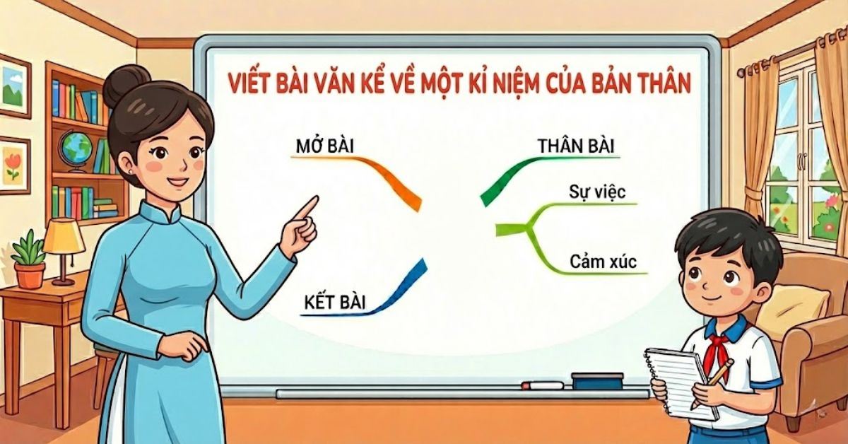 Viết bài văn kể về một kỉ niệm của bản thân hay, cảm xúc, điểm cao