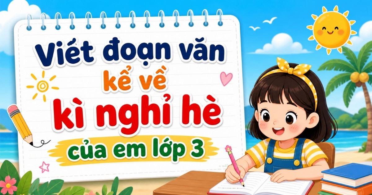 Viết đoạn văn kể về kì nghỉ hè của em lớp 3 hay nhất, điểm cao