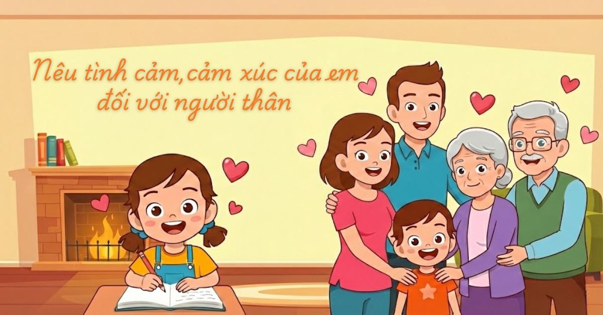 Viết đoạn văn nêu tình cảm cảm xúc của em đối với người thân, điểm cao