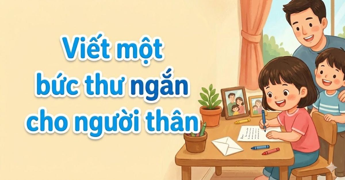 Viết một bức thư ngắn cho người thân lớp 3 hay, cảm xúc (20 mẫu)