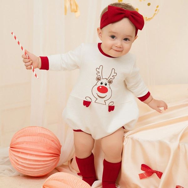 Bodysuit tay dài La Pomme màu trắng mềm mại, an toàn, giá tốt - AVAKids.com