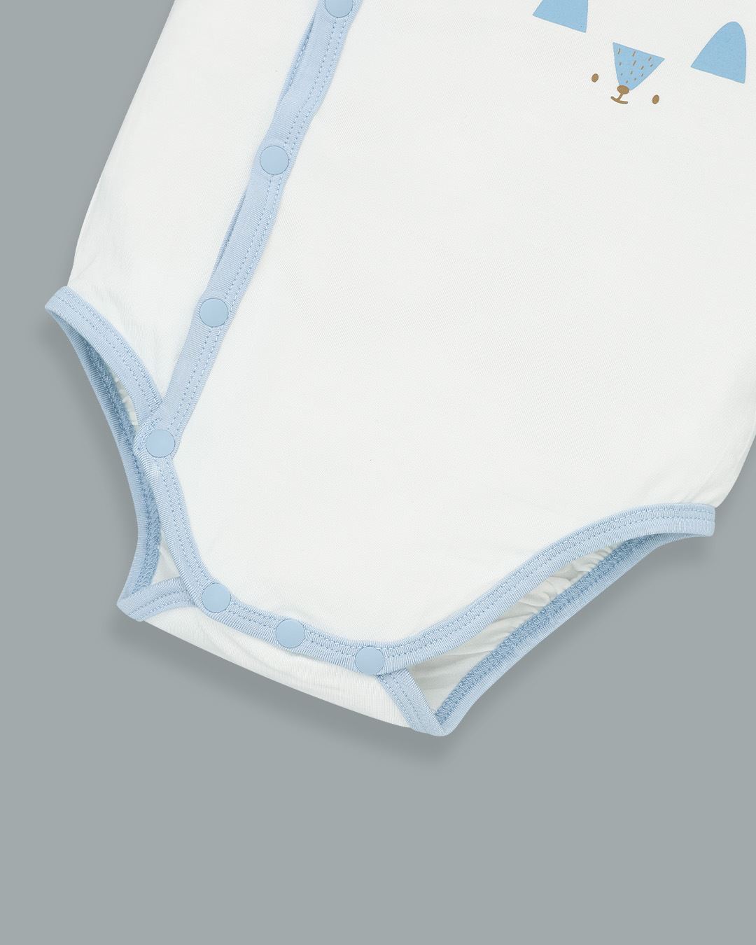 Bodysuit cài chéo La Pomme màu be 13