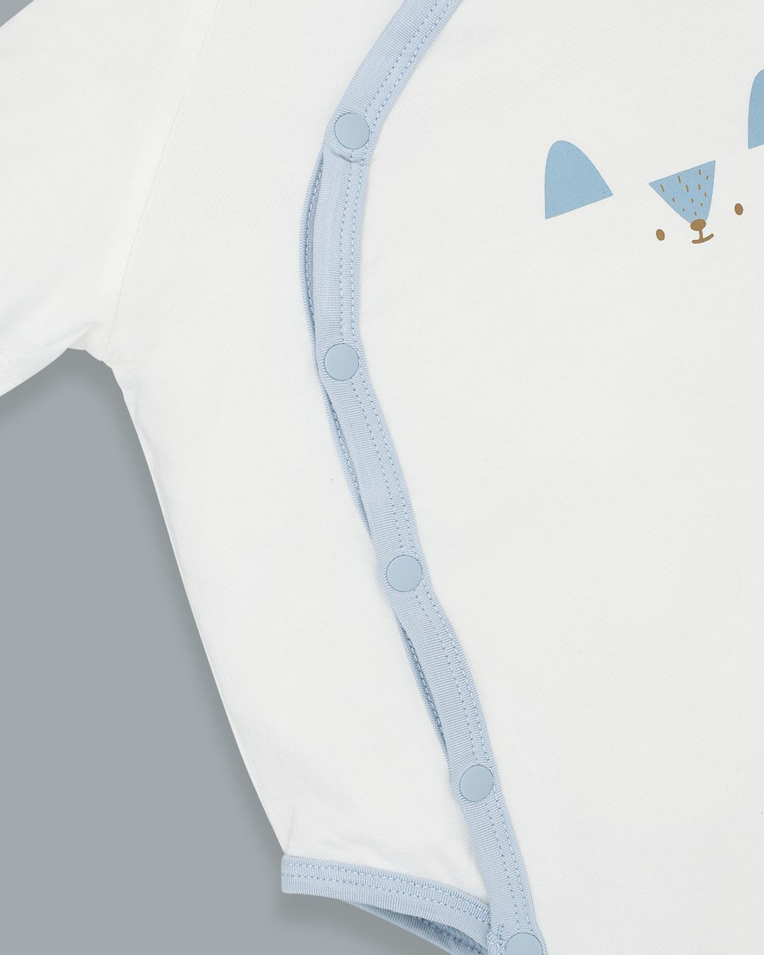 Bodysuit cài chéo La Pomme màu be 14