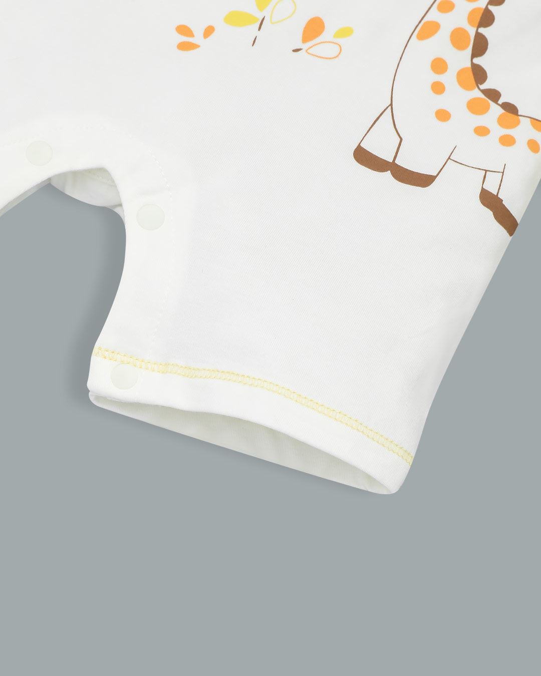 Bodysuit cài giữa La Pomme màu trắng - vàng 7