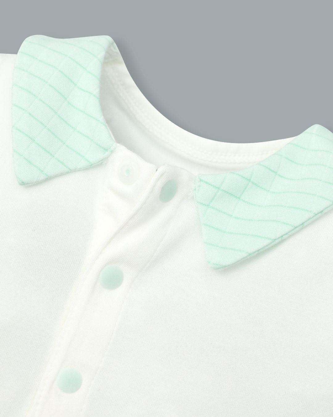 Bodysuit cài giữa La Pomme màu trắng - vàng 16