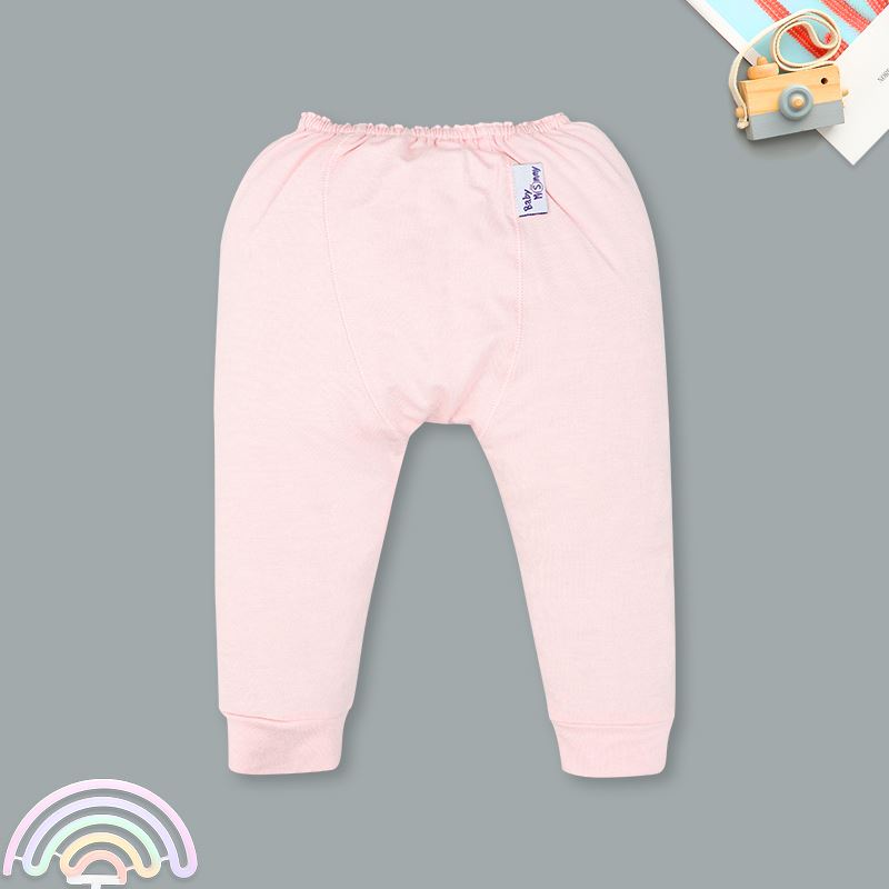 Bộ tay dài cài giữa in thú BabyMommy màu trắng - hồng 10