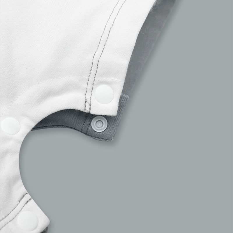 Bodysuit in gấu Pony Kids màu xám - trắng 7