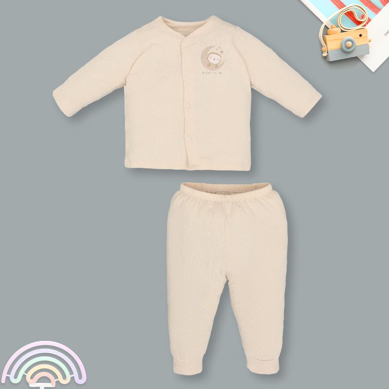 Bộ tay dài bé trai cài giữa Lullaby NH337N màu xanh dương 15