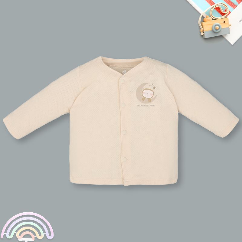 Bộ tay dài bé trai cài giữa Lullaby NH337N màu xanh dương 16