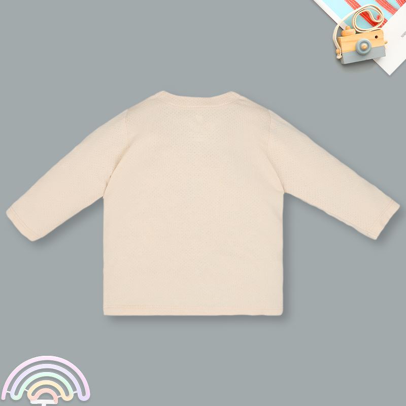 Bộ tay dài bé trai cài giữa Lullaby NH337N màu xanh dương 17