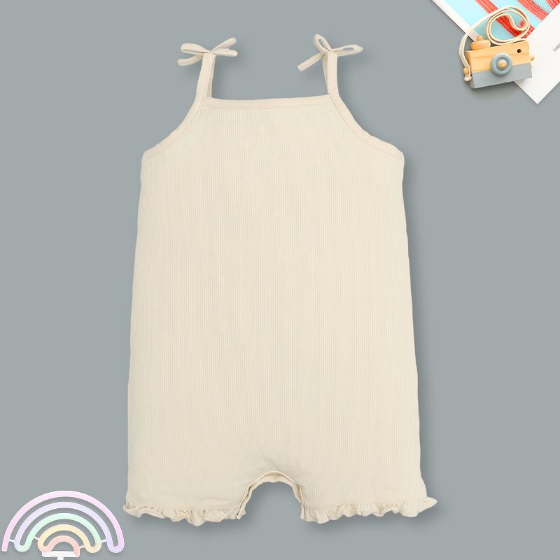 Bodysuit sát nách bé gái đính nơ Lullaby NH399N màu hồng 12