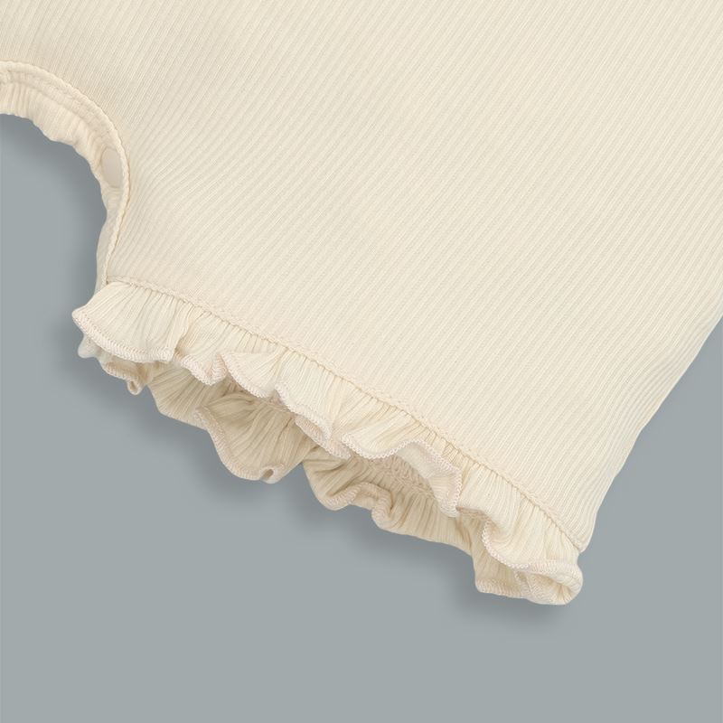 Bodysuit sát nách bé gái đính nơ Lullaby NH399N màu hồng 15