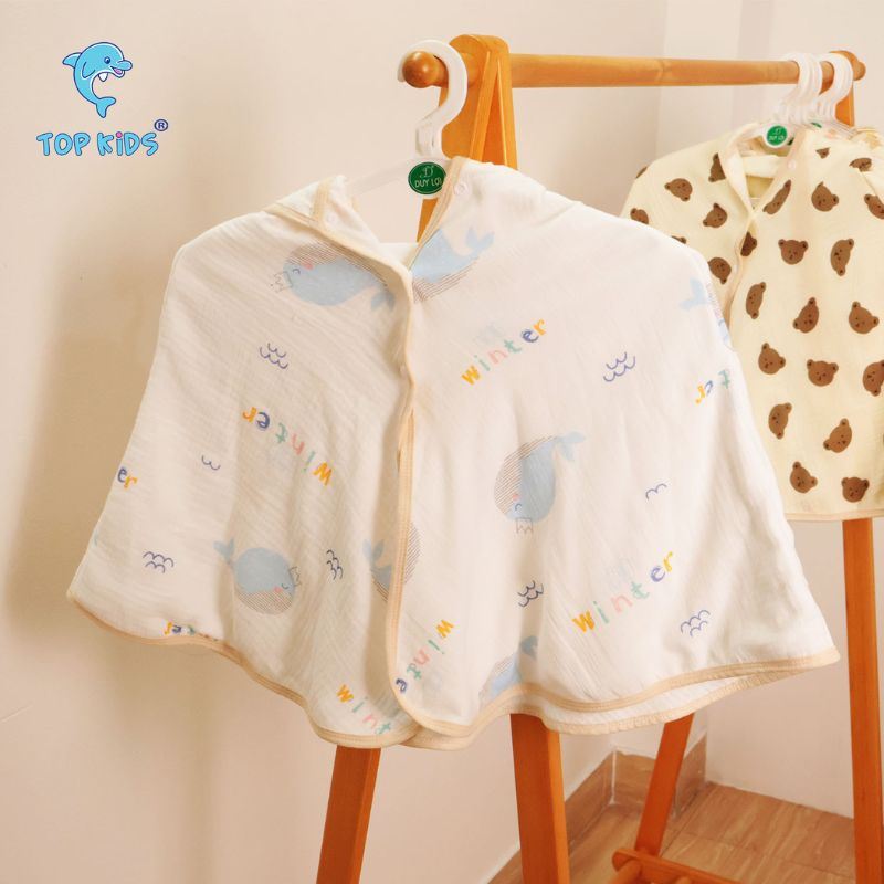 Áo choàng TOP KIDS 0 - 24 tháng - Mẫu ngẫu nhiên 12