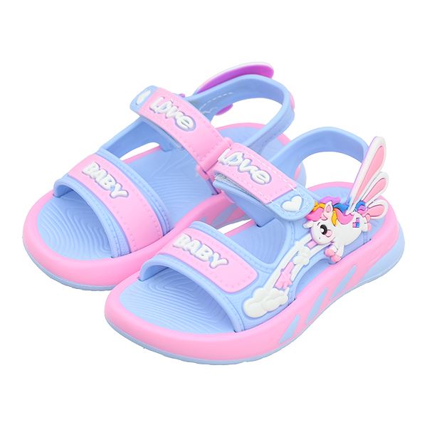 Giày sandal bé gái Á Châu hồng xanh dương giá tốt - AVAKids.com
