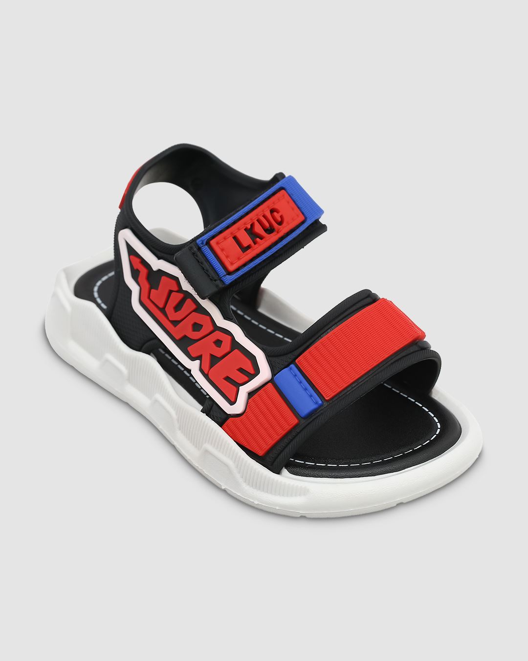 Giày sandal cho bé trai Á Châu Avakids AC56 màu đỏ - xanh dương 2