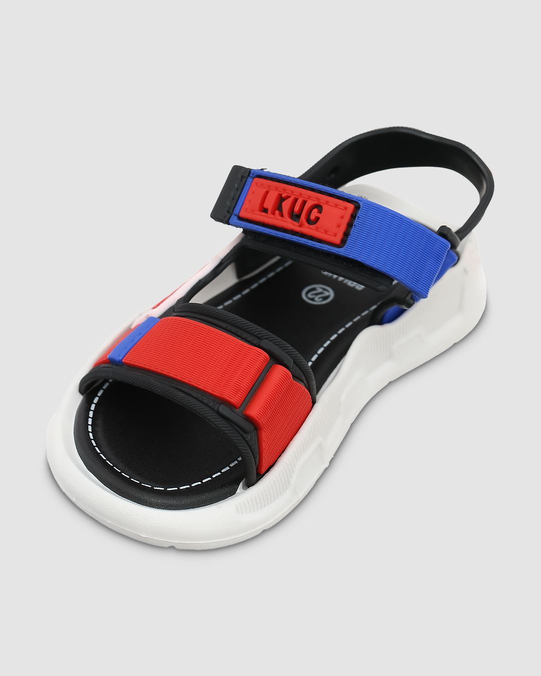 Giày sandal Á Châu Avakids AC56 màu đỏ - xanh dương