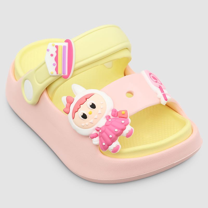 Dép sục cho bé Á Châu Avakids AC68 màu đỏ - xanh đen 32