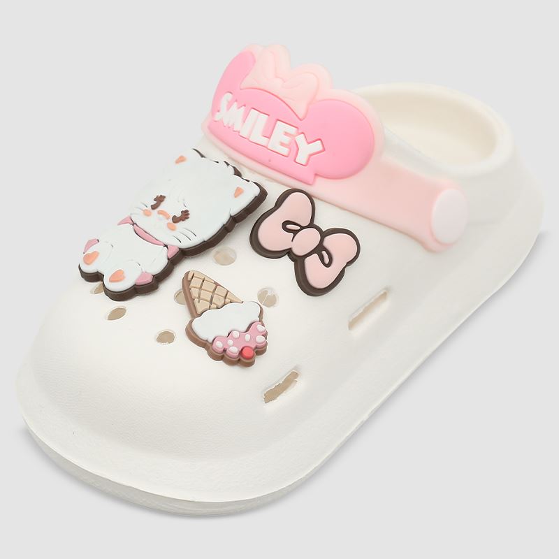Dép sục cho bé gái HappyTime 2268-77 màu hồng 12