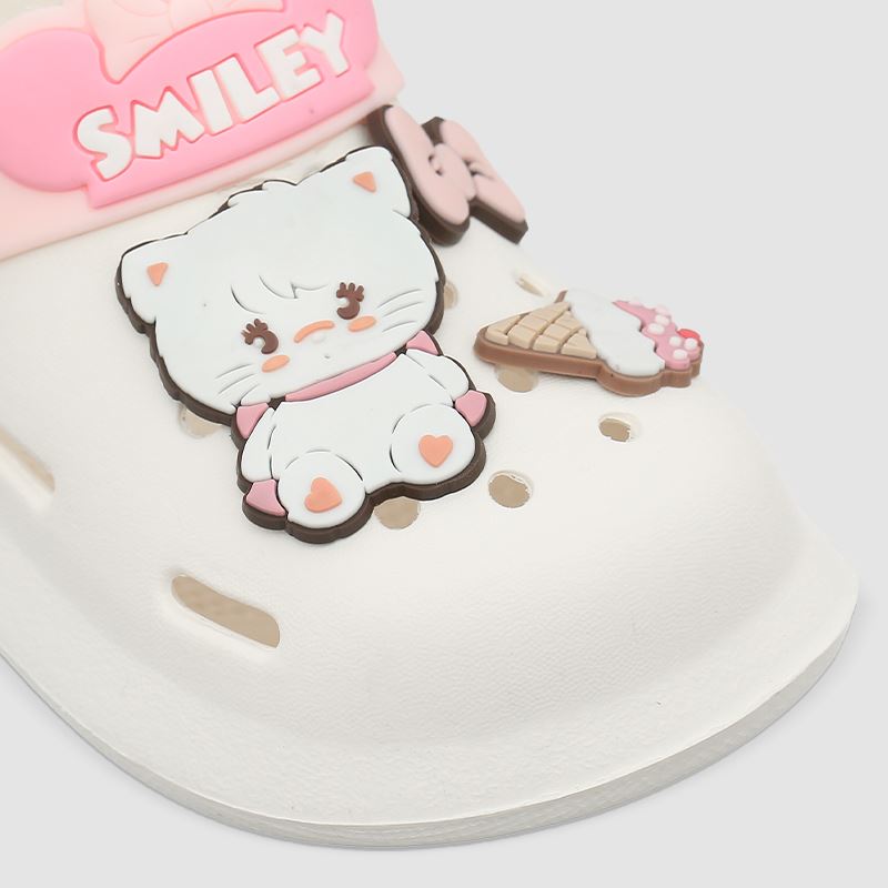 Dép sục cho bé gái HappyTime 2268-77 màu hồng 14