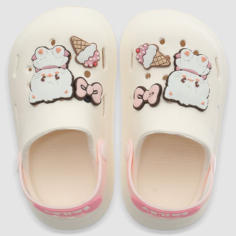 Dép sục cho bé gái HappyTime 2268-77 màu hồng 17