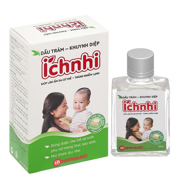Dầu tràm khuynh diệp Ích Nhi 30ml giúp phòng cảm lạnh - AVAKids.com