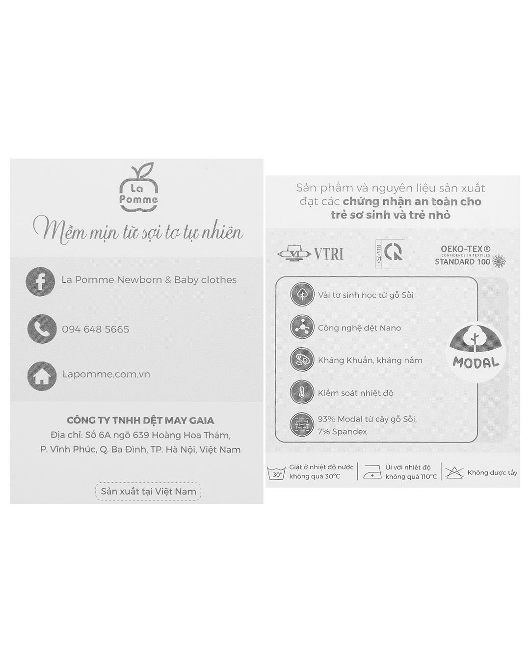 Set bao tay, bao chân bé yêu vui nhộn La Pomme màu xanh (0 - 3 tháng) 9