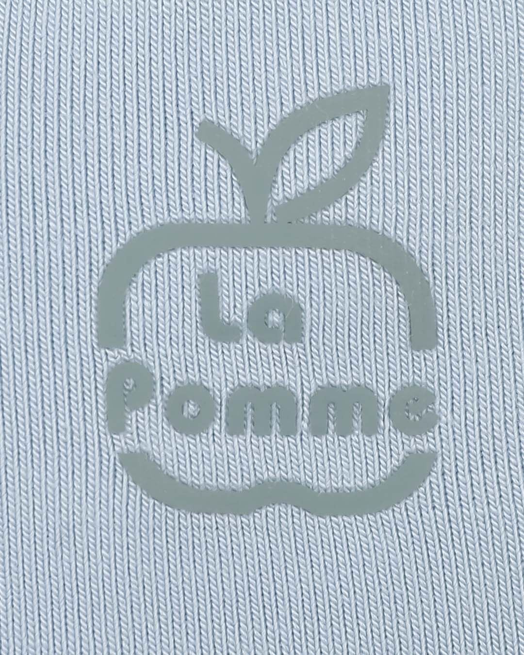 Set bao tay, bao chân bé yêu vui nhộn La Pomme màu xanh (0 - 3 tháng) 8