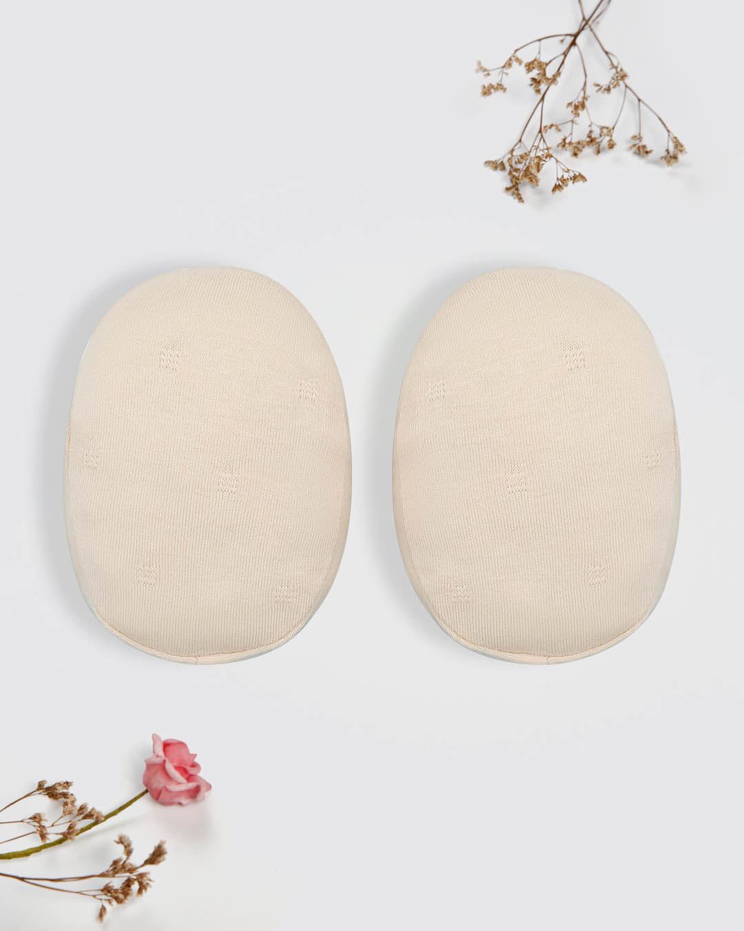 Set bao tay, bao chân cute La Pomme màu trắng (0 - 3 tháng) 15