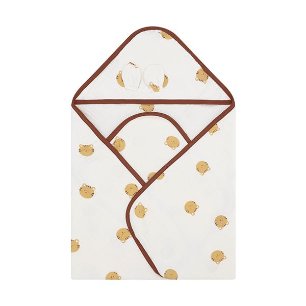 Khăn quấn cotton KACHOOBABY 70x70 cm - Màu ngẫu nhiên