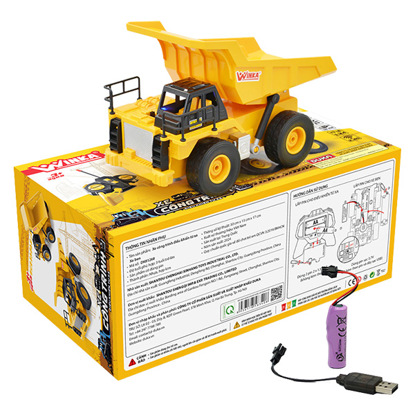 Đồ chơi điều khiển từ xa xe ben WINKA DK81268