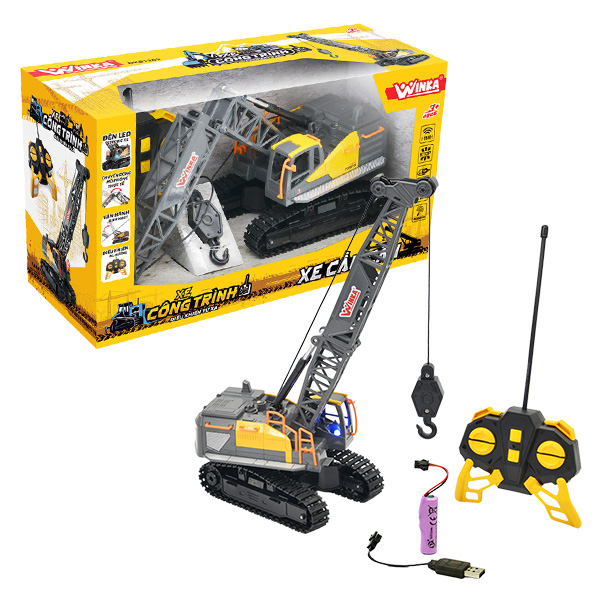 Đồ chơi điều khiển từ xa xe cần cẩu WINKA DK81269