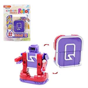 Đồ Chơi Chữ Cái Biến Hình Robot Q Duka Dk81243