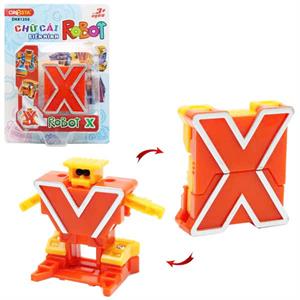 Đồ Chơi Chữ Cái Biến Hình Robot X Duka Dk81250