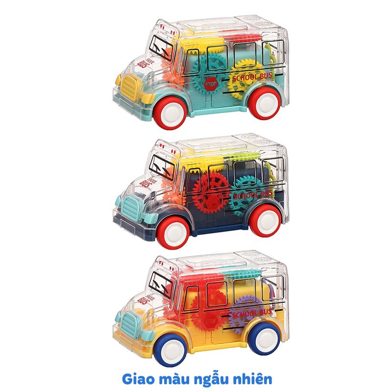 Đồ chơi mô hình xe buýt trong suốt 3L 3LBHX899-20 - Màu ngẫu nhiên 2