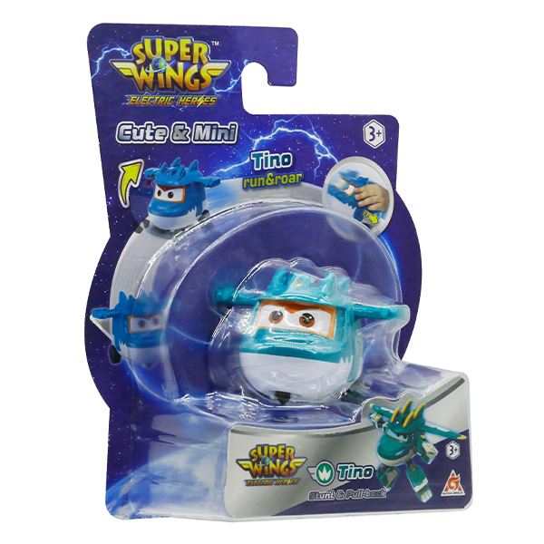 Đồ chơi xe kéo lùi khủng long huyền thoại Tino Superwings EU780130-6