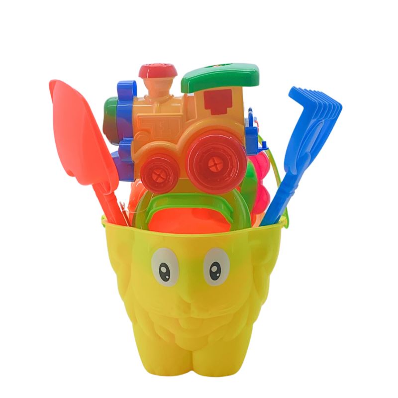 Đồ chơi xúc cát sư tử kèm xe lắp ráp LATOYS LA268B-2