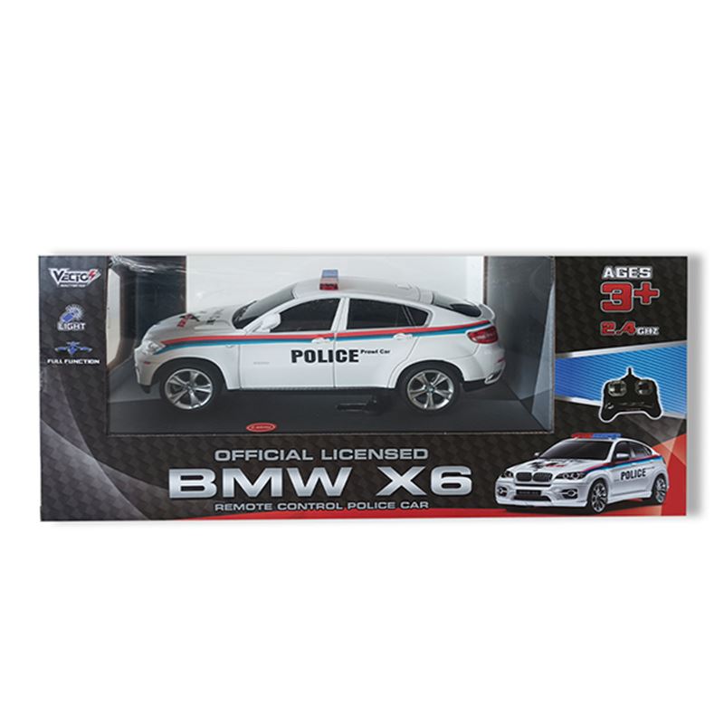 Đồ chơi điều khiển xe cảnh sát BMW X6 Vecto VT2404P/WH