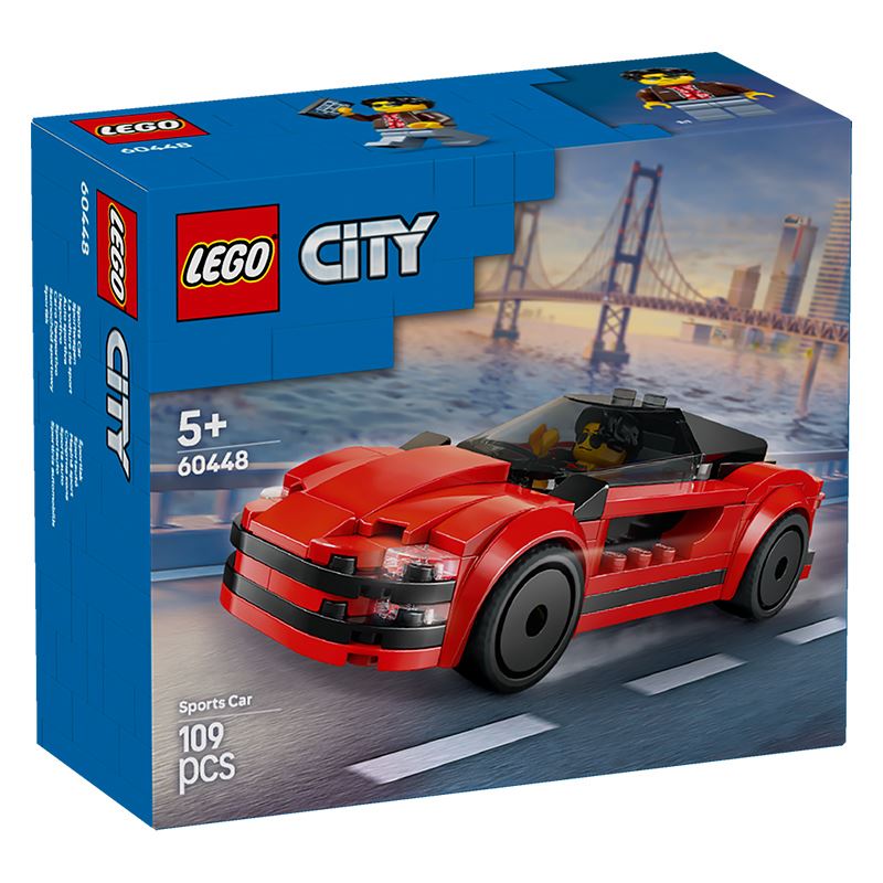 Đồ chơi lắp ráp xe thể thao Lego City 60448 (109 chi tiết)