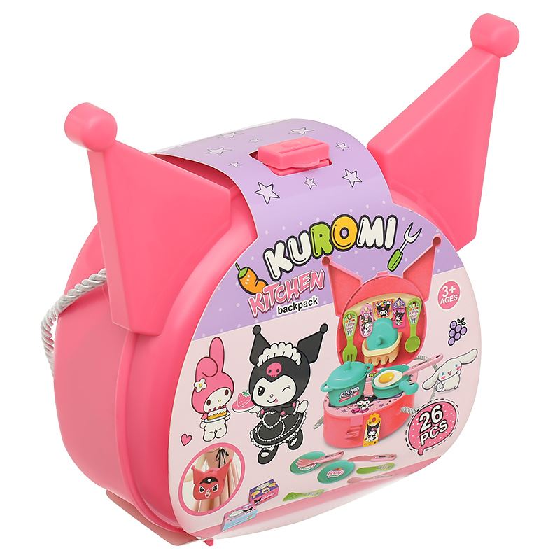 Đồ chơi túi đeo Kuromi dụng cụ nấu ăn HappyTime 9521 (26 chi tiết) 3