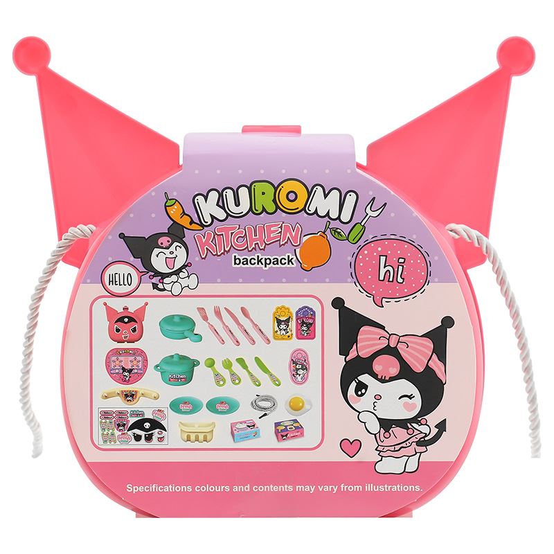 Đồ chơi túi đeo Kuromi dụng cụ nấu ăn HappyTime 9521 (26 chi tiết) 7