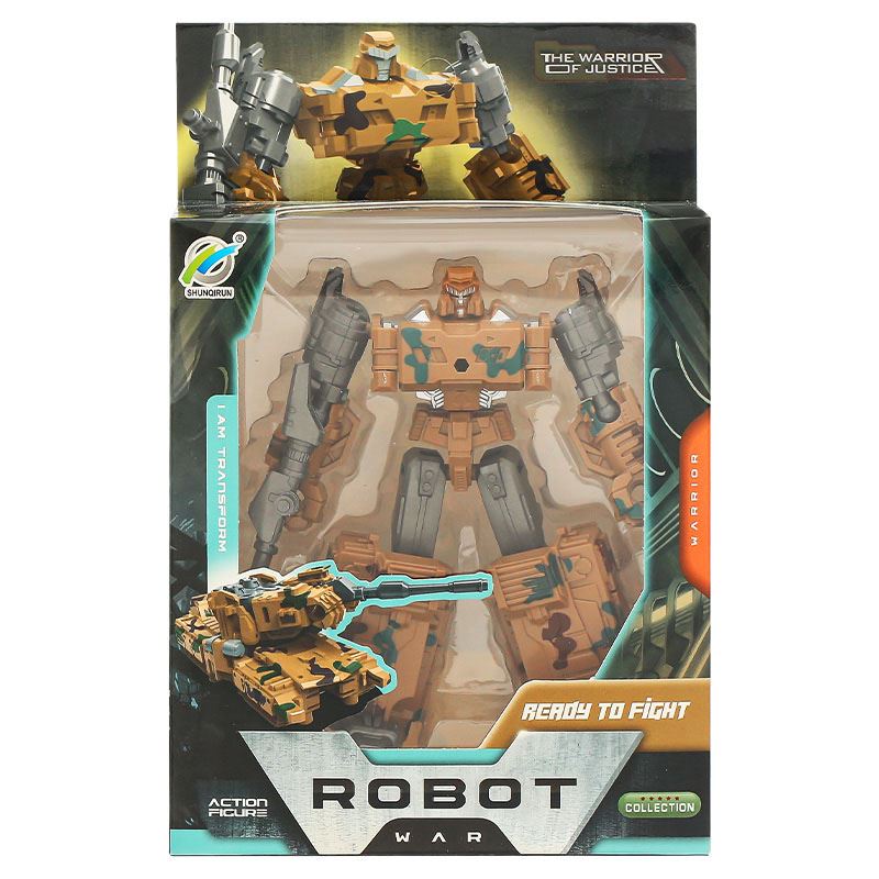 Đồ chơi chiến binh robot biến hình xe tăng HappyTime 8087 4