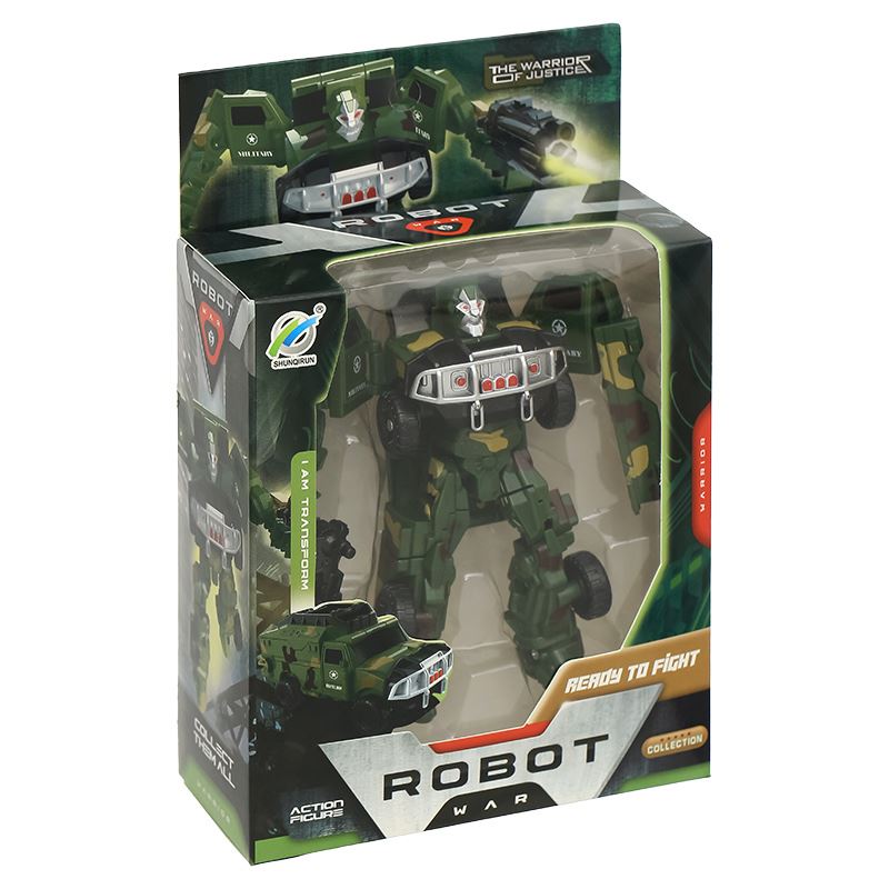 Đồ chơi chiến binh robot biến hình xe bọc thép HappyTime 6372 2