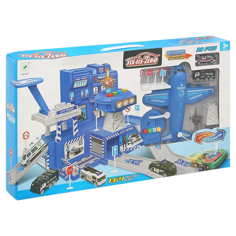Đồ chơi trạm xe cảnh sát six-six-Zero 660-A295 (29 chi tiết) 2