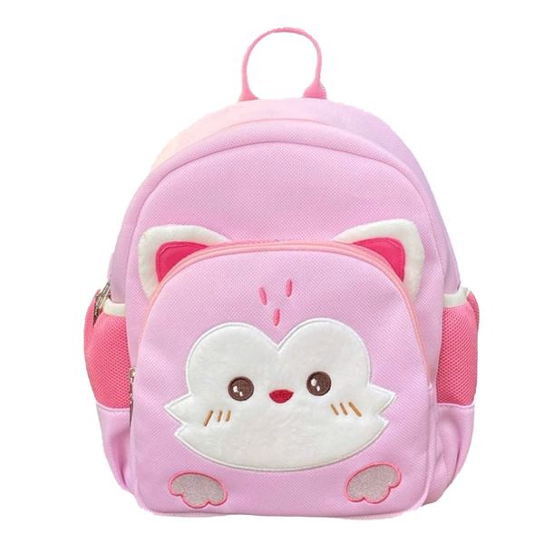 Balo cho bé mẫu giáo Ioon PANNA8 mèo E2424 hồng cao cấp, bền đẹp, thời trang - AVAKids.com