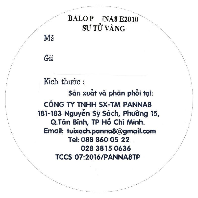 Balo cho bé mẫu giáo Tbwin PANNA8 sư tử E2010 vàng 11