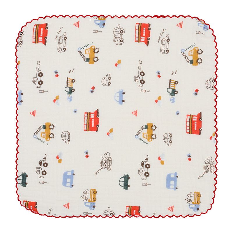 Set 5 cái khăn sữa cotton KACHOOBABY 2 lớp 30x30 cm - Màu ngẫu nhiên 3