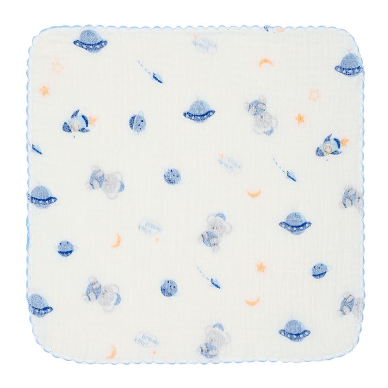 Set 5 cái khăn sữa cotton KACHOOBABY 2 lớp 30x30 cm - Màu ngẫu nhiên 5